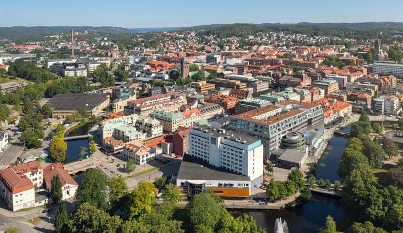 Ortbild från Borås