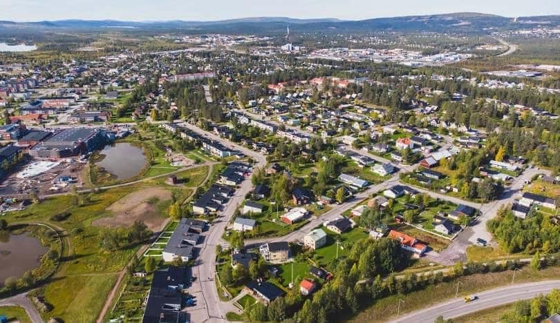 Ortbild från Gällivare