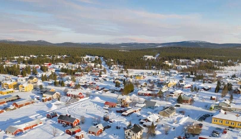 Ortbild från Jukkasjärvi